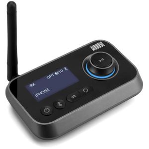 Bluetooth 5.0 Récepteur Émetteur Audio CSR8675 Aptx HD Adaptateur Optique  Toslink / 3,5 Mm aux / Spdif pour Voiture TV Casque Couleur: Noir 
