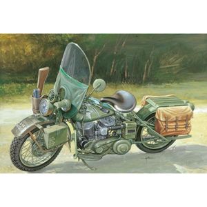 VOITURE À CONSTRUIRE Maquette moto militaire - ITALERI - WLA 750 - Plas