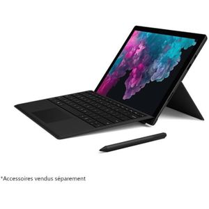 Vente PC Portable Microsoft Surface Pro 6 Core i7 RAM 8 Go SSD 256 Go - Noir pas cher Vente PC Portable Microsoft Surface Pro 6 Core i7 RAM 8 Go SSD 256 Go - Noir pas cher
