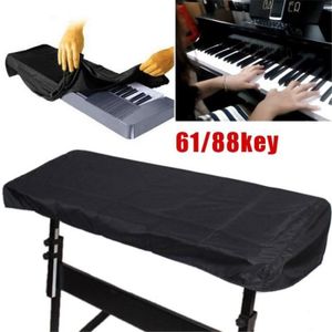 Sunest Housse de protection pour clavier de piano 61 touches avec cordon de serrage pour clavier électronique Piano Console Noir 98 x 42 x 18 cm 98 42 18cm 61 Key 