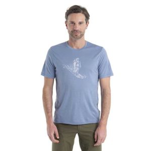 T-SHIRT THERMIQUE T-shirt technique Icebreaker Tech Lite II - Kyanite - Homme - Respirant - Sports d'hiver - Multisport
