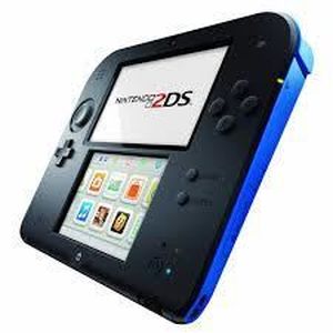 CONSOLE 2DS Nintendo 2ds noir et bleu + Inazuma Eleven GO: Omb