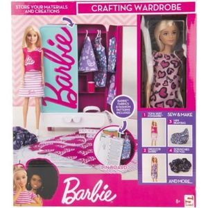 ACCESSOIRE POUPÉE Garde-robe artisanale Barbie - SAMBRO - Modèle avec accessoires - Pour enfants à partir de 8 ans