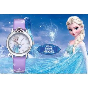 BOITE A MONTRE Montre Elsa La Reine Des Neiges - Violette Princess fille Disney