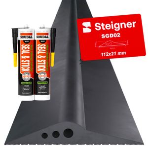 Steigner Seuil De Porte Garage Avec Colle De Montage En Epdm 2 5 M 14 Mm X 78 Mm Sgd01 Achat Vente Joint Colle Seuil De Porte Cdiscount