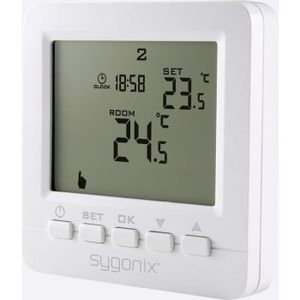 THERMOSTAT D'AMBIANCE Thermostat dambiance Sygonix SY-4500818 encastré programme hebdomadaire 5 à 35 °C 1 pc(s)