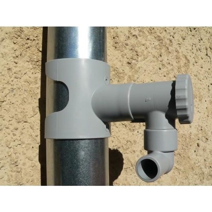 Kit de connecteurs de baril de pluie, collecteur d'eau de pluie de toit,  déviateur de baril de pluie avec filtre, collecteur d'eau, connexion de  tuyau