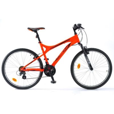 MICMO VTT 26 Sword Cadre acier Orange fluo Cdiscount Sport