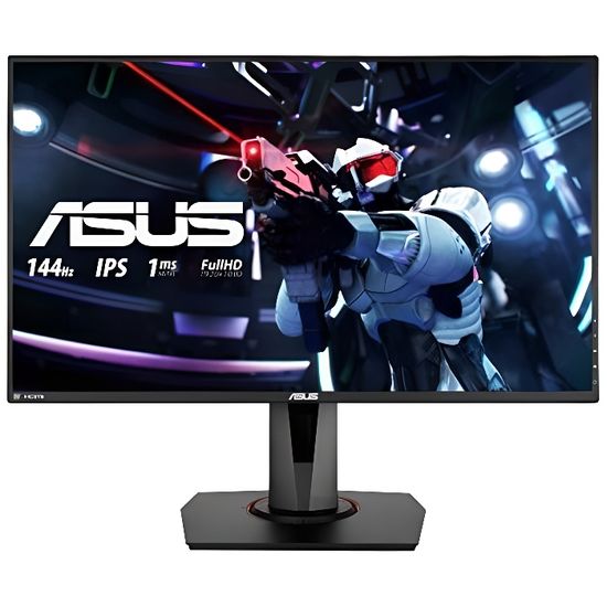 Asus Vg279q Ecran Pc Gaming Esport 27 Fhd Dalle Ips 16 9 144hz 1ms 19x1080 400cd M Dp Hdmi Et Dvi Cdiscount Informatique
