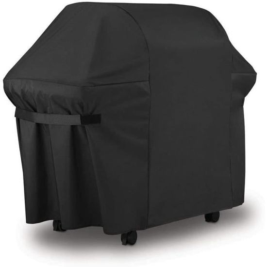 Copertura Barbecue Impermeabile 145x61x117cm - Telo Protettivo In Oxford Con Cinghie Per Griglia - 2