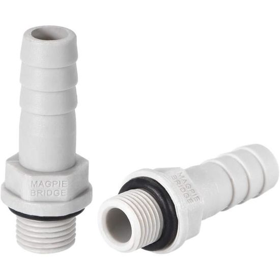 Adaptateur Raccord Flexible Pvc 8Mm 5-16 Barbillon X1-2 G Tuyau Mâle Adaptateur Raccord Flexible Pvc 8Mm 5-16 Barbillon X1-2 G Tuyau Mâle