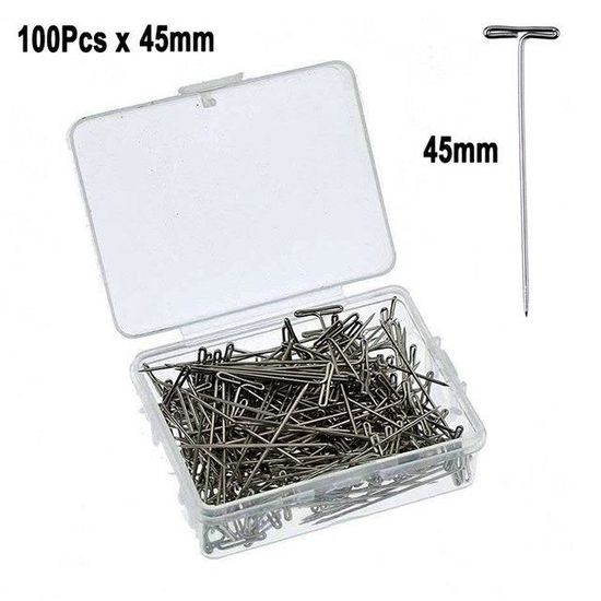 100 épingles à Bijoux En Acier Inoxydable Plaqué Or 24K - 35mm Pour Création De Colliers, Bracelets Et Boucles D'oreilles
