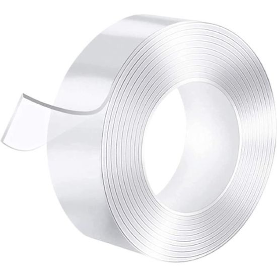 Lot De 1000 Pastilles Adhésives Double Face Transparentes 5 Mm – Ultra-Fortes, Amovibles Sans Trace Pour Décoration Et Fixation