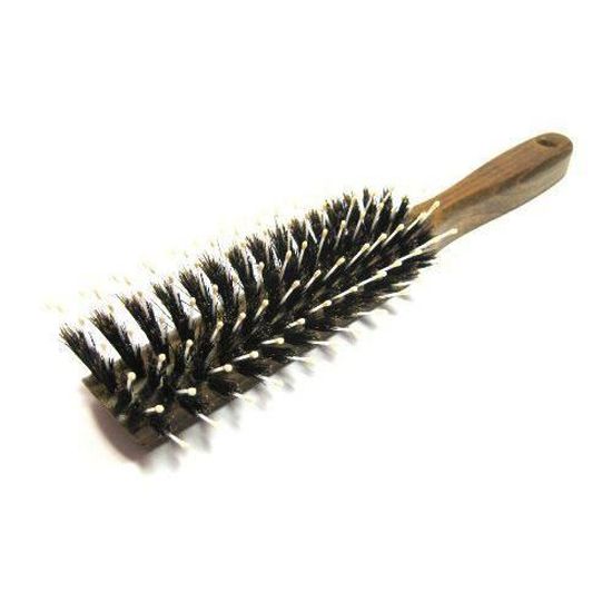 Golddachs Brosse En Bois De Hetre Demi Lune Brosse A Cheveux