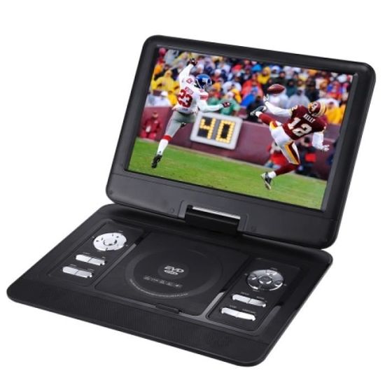 Lecteur Dvd Portable - Écran LCD TFT 14,5 pouces Multimédia numérique portable DVD avec lecteur de carte et port USB, support TV