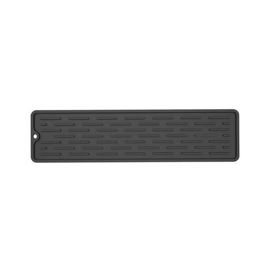 TAIVIN Tapis Egouttoir Vaisselle 40x32 cm,Tapis Egouttoir Silicone,Organiseur d'Évier en Silicone,Conduite d'eau antidérapante, adaptée aux Plans de Travail et éviers de Cuisine (Gris TAIVIN Tapis Egouttoir Vaisselle 40x32 cm,Tapis Egouttoir Silicone,Organiseur d'Évier en Silicone,Conduite d'eau antidérapante, adaptée aux Plans de Travail et éviers de Cuisine (Gris