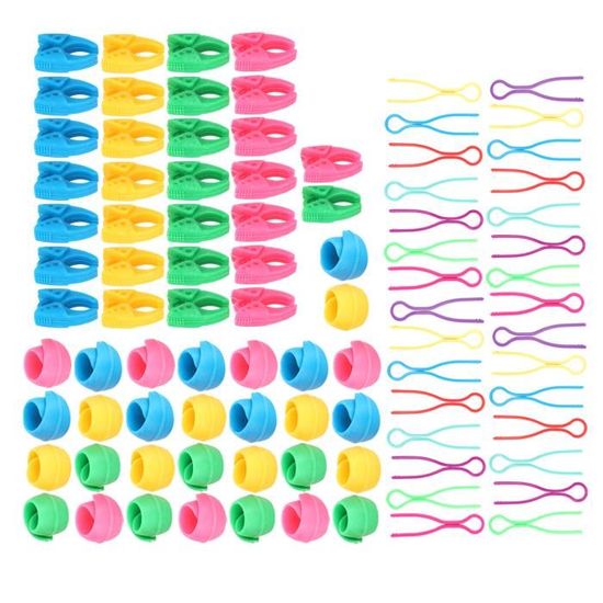 40 Pièces Clips Silicone Pour Bobines De Fil à Coudre - Organisateur Coloré Pour Canettes Et Fils