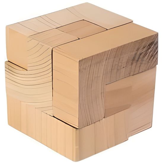 casse tete en bois cube magique goki 7 pieces cdiscount jeux jouets