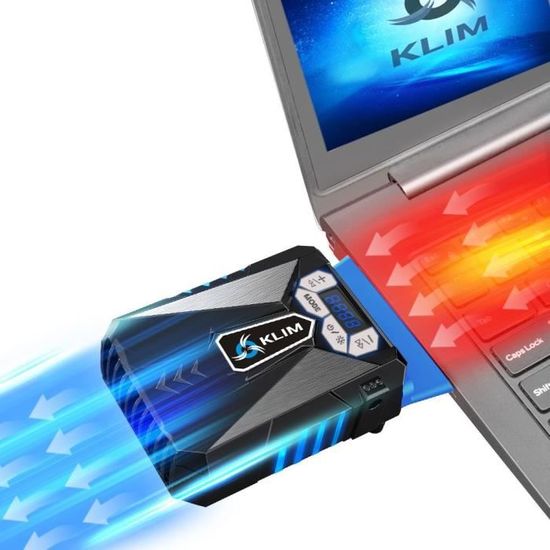 KLIM Cool Refroidisseur - PC Ventilo Portable Gamer - Ventilateur