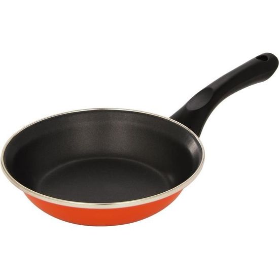 Lot De 3 Poêles Magefesa K2 Granssaso - Acier Émaillé 24/26/28 Cm - Compatible Induction