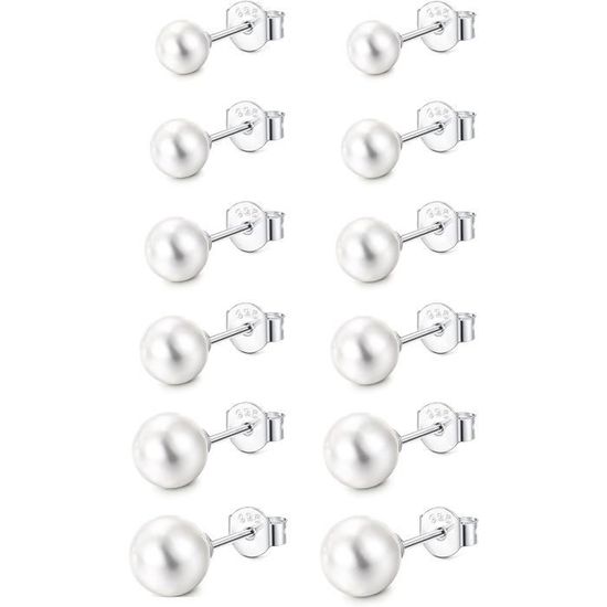 Unendlich U Boucles D'Oreilles En Argent 925, Créoles D'Oreilles En Forme De Cœur, Mini Bague D