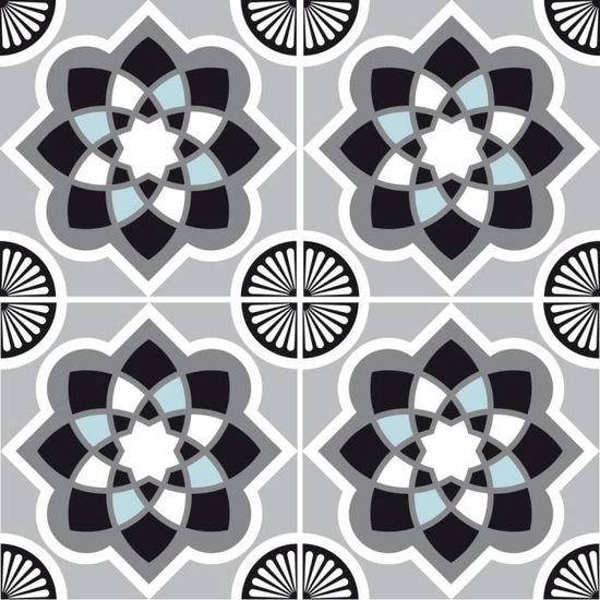 Stickers Carrelage Autocollant Adhésif Mural - Déco Carreaux De Ciment