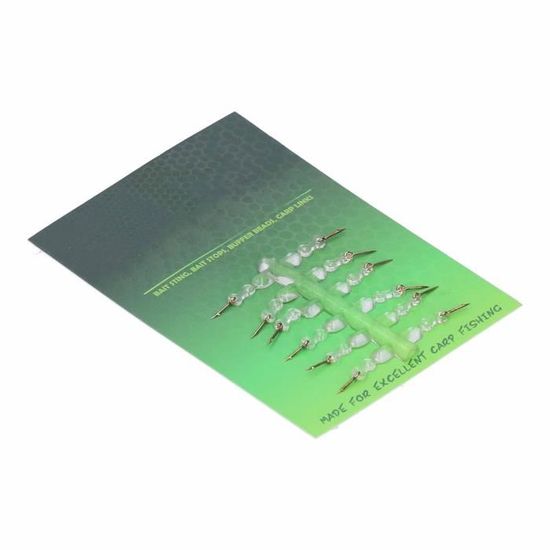Pointe d'appât, Résistant et Pratique pour Pêche à la Carpe Pointe de Crochet de Leurre avec Anneau en Silicone(7 mm) pour Pêcheurs en Eau Douce et Compétitions