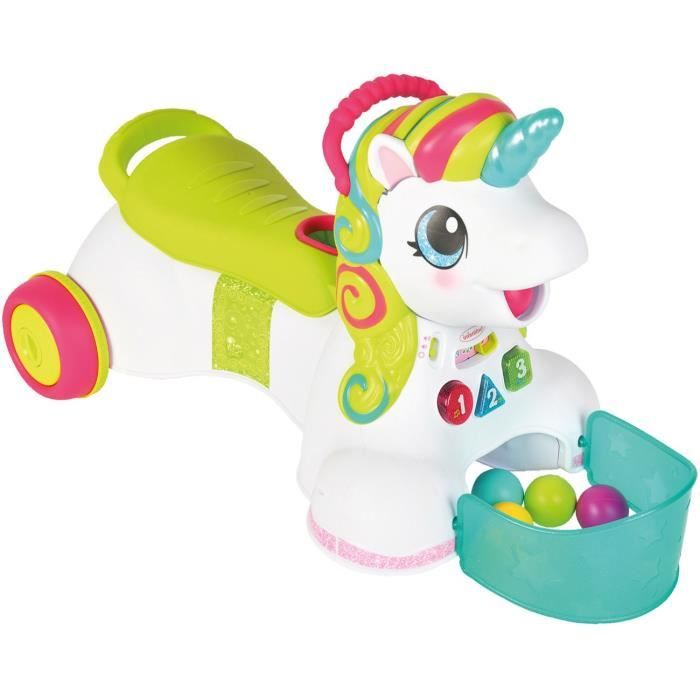 trotteur bebe licorne