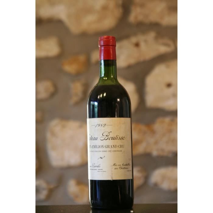Vin rouge,St Emilion grand Cru, Château Boutisse 1982 Rouge
