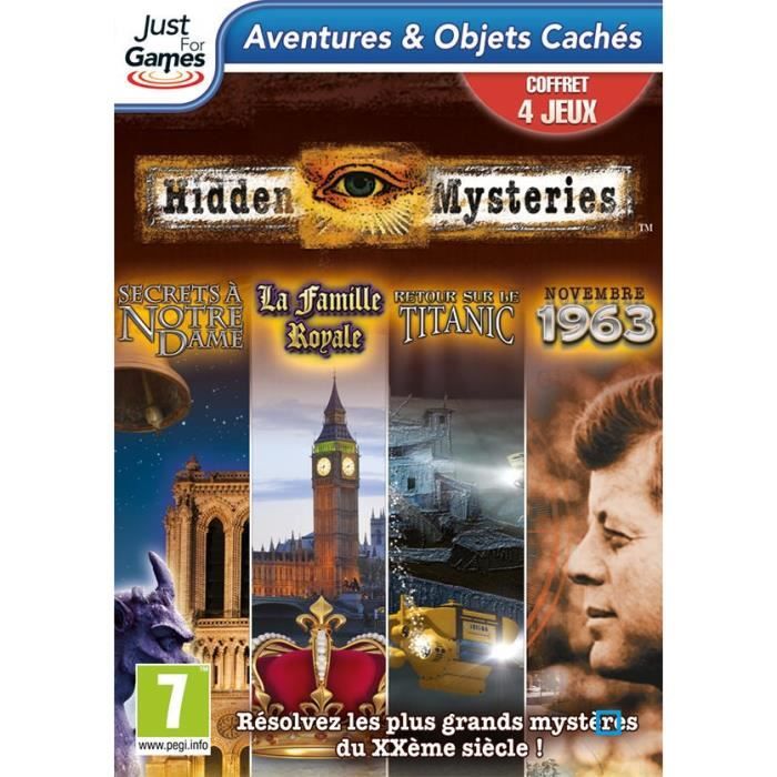 Just For Games Pack Hidden Mysteries Jeu PC