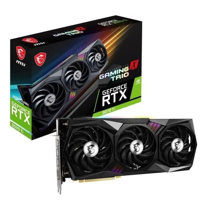 MSI Gaming X TRIO - Carte Graphique GeForce RTX 3070 Ti -  8 Go LHR