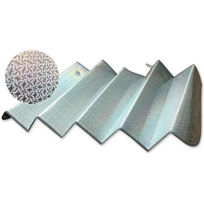 Pare-soleil pour pare-brise avec ventouse 130x60 cm 130 x 60 cm