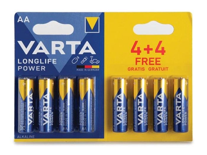ALCALINE LR6/AA 1.5 V PACK 4 + 4 PCS 4906.12