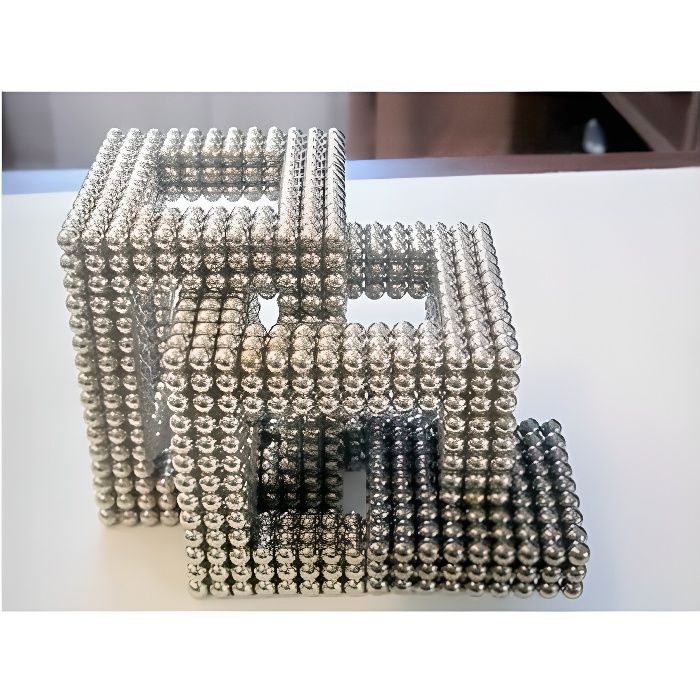 Cube magnétique magique Neocube (216 billes) Transformer de nombreuses formes cadeau 5mm en gris livraison gratuite et vite