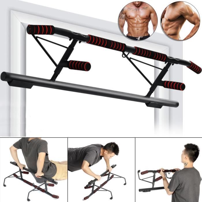 Barre de Traction Pour Porte Charge 200 kg - Amovible Sans Vis ni Perçage - 100x25.5cm
