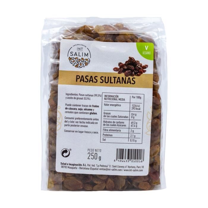INT-SALIM - Raisins secs raisins secs 250 g