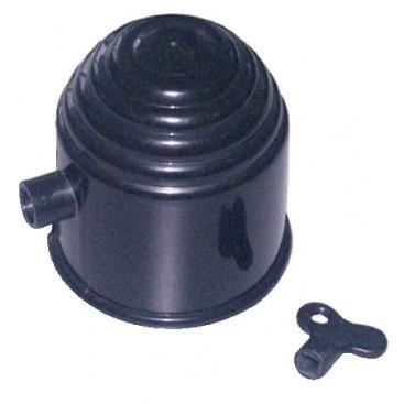 Cache boule en plastique, pour boule diamètre 50 mm, avec clé de sécurité - AUTOBEST