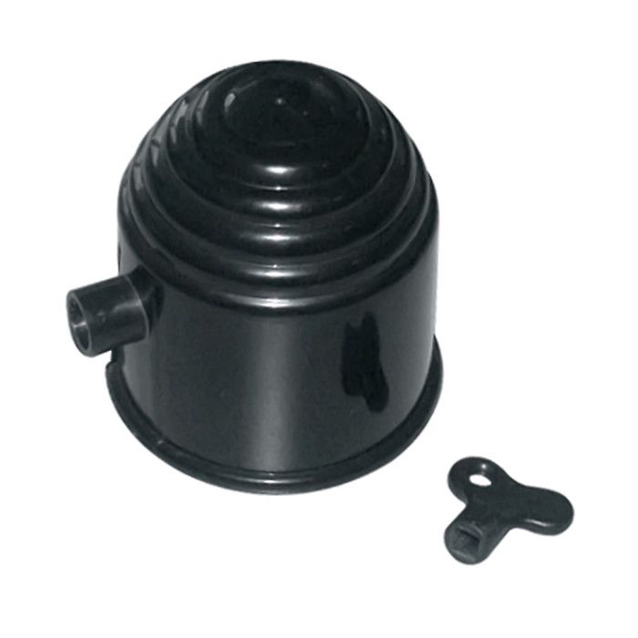 Cache boule en plastique, pour boule diamètre 50 mm, avec clé de sécurité - AUTOBEST