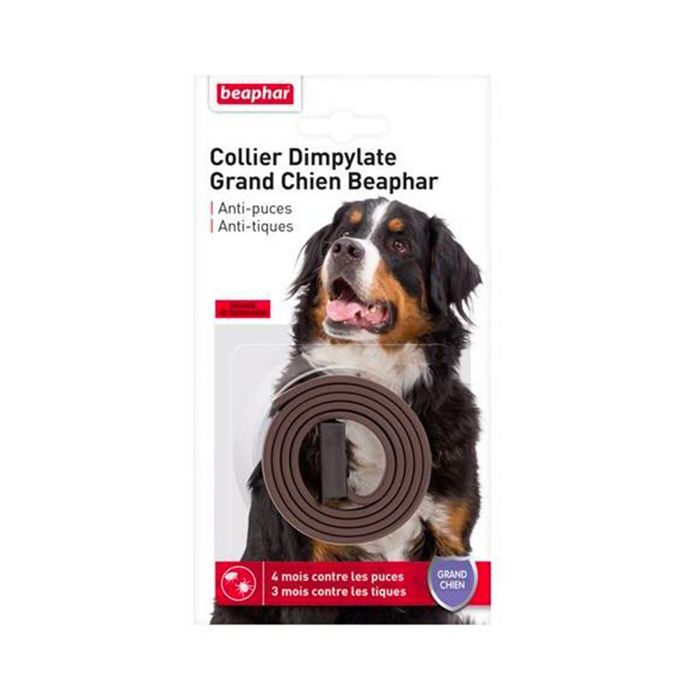 BEAPHAR Collier antiparasitaire - Pour grand chien