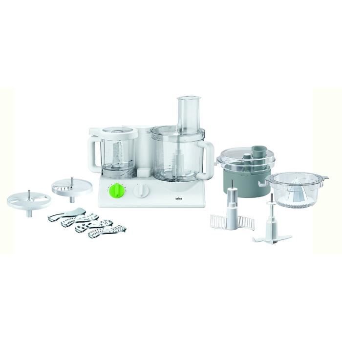 BRAUN FX3030 Robot multifonction Tribute Collection - Blanc