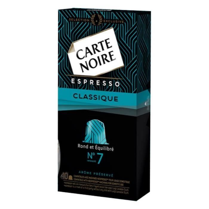 Carte Noire - Carte Noire Espresso Classique (lot de 40 capsules)