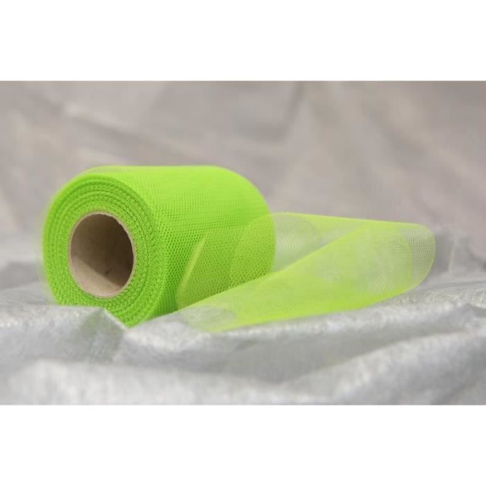Tulle vert anis - 20m