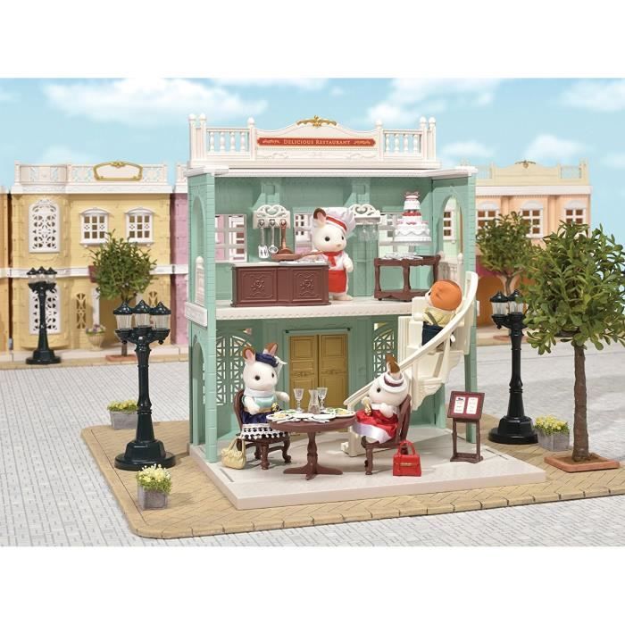 SYLVANIAN FAMILIES - 6018 - Le restaurant de ville