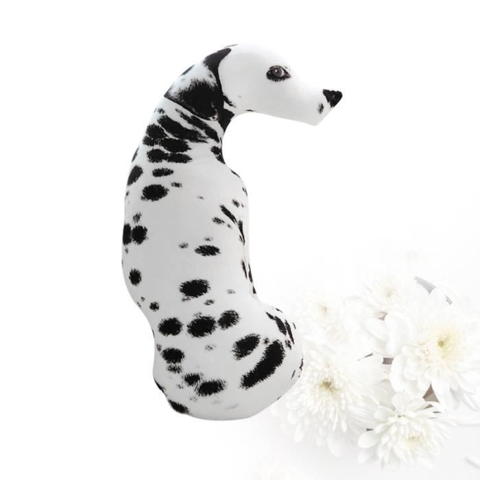 1PC 50CM 3D Simulation Chien Oreiller Stéréo En Peluche Jouet pour La Maison Hôtel Canapé Banc (Chien Tacheté) SOIN SPECIFIQUE