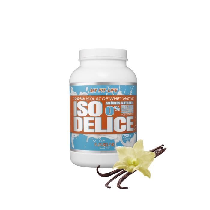 Iso Delice 750g Vanille - 100% protéine isolate de whey native