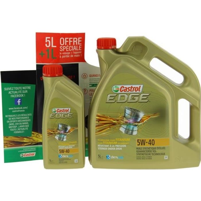 CASTROL EDGE 5W-40 5+1L
