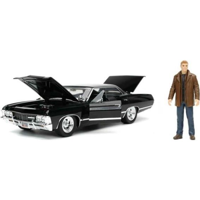 Voiture CHEVROLET Impala Sport Sedan SUPERNATURAL Figurine Dean Winchester 1/24