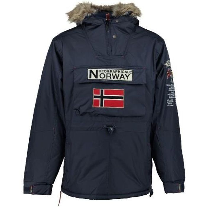 Parka passe-t�te Homme Geographical Norway Boomerang Marine