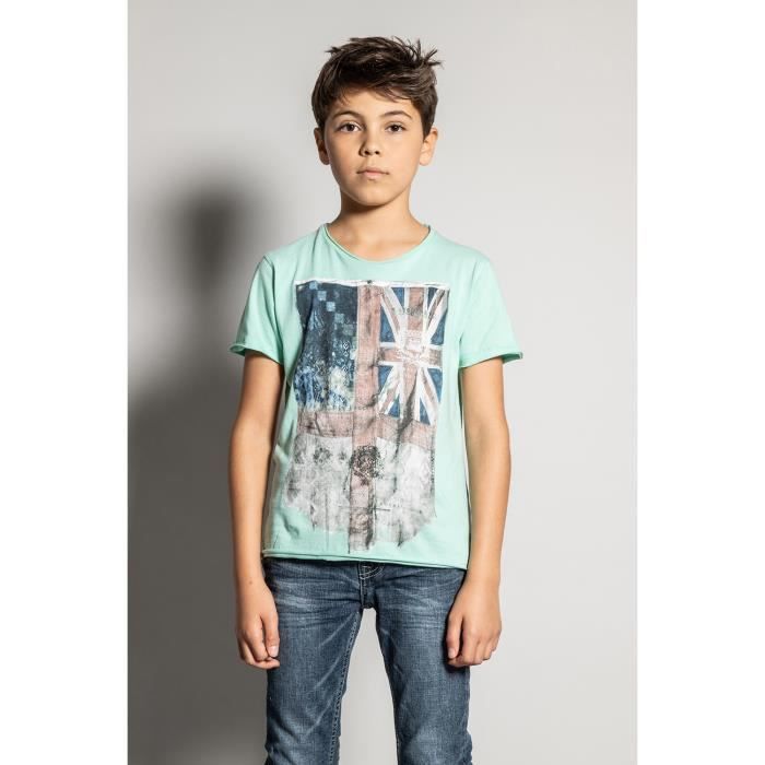 DEELUXE T-shirt avec drapeau FLAGY Almond
