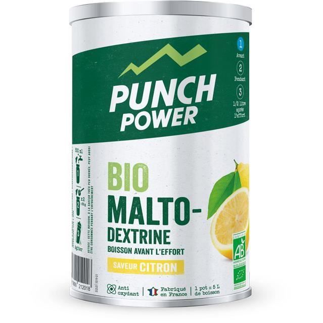 PUNCH POWER BIOMALTODEXTRINE CITRON ANTIOXYDANT - POT 500 G